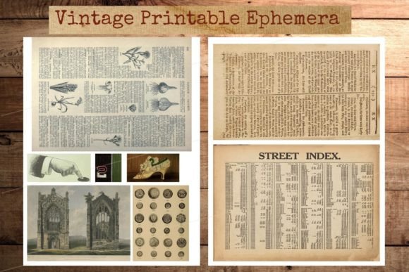 Download Vintage Printable Ephemera - Buttons - Buttons Collection