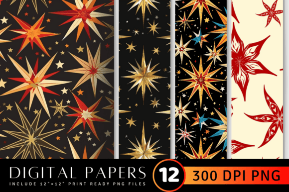 Download Christmas Stars Pattern - Stars pattern Collection