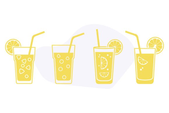 Download Citrus Lemon Soda Drink Vector Design - Citrus lemon Collection