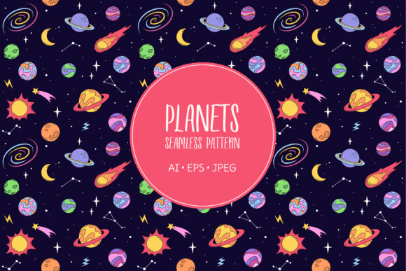 Download Space, Planets and Stars Pattern - Stars pattern Collection
