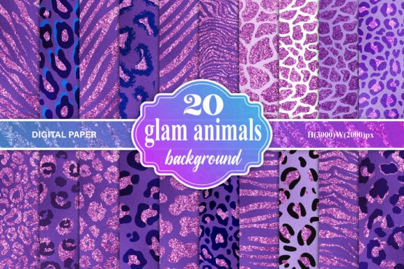 Download Purple Glam Animal Skin Texture - Premium Resources