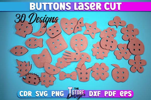 Download Buttons Laser Cut SVG| Buttons Laser Cut - Premium Resources